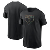 Texas Rangers Nike Camo T-Shirt - Black T-shirts