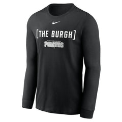 Pittsburgh Pirates Nike Local Nickname Long Sleeve T-Shirt - Black T-shirts