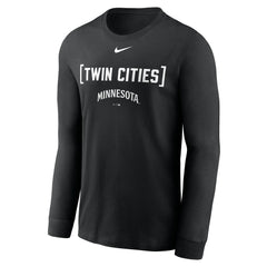 Minnesota Twins Nike Local Nickname Long Sleeve T-Shirt - Black T-shirts
