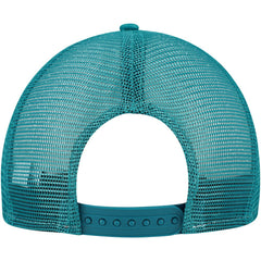 Jacksonville Jaguars New Era Half Stripe Trucker A-Frame 9FIFTY Snapback Hat Teal/Black