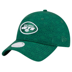 New York Jets New Era Women's Smiley 9TWENTY Adjustable Hat Green