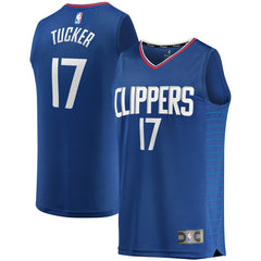 NBA PJ Tucker LA Clippers Fast Break Player Jersey - Icon Edition - Royal