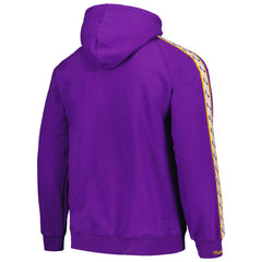 Utah Jazz Hardwood Classics Nights Raglan Pullover Hoodie Purple