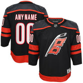 NHL,Custom Carolina Hurricanes Youth Home Premier Custom Jersey - Black