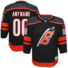 NHL Carolina Hurricanes Youth Home Premier Custom Jersey - Black