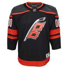 NHL Carolina Hurricanes Youth Home Premier Custom Jersey - Black