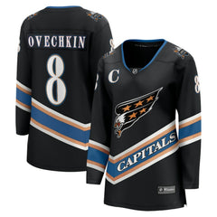 NHL Alexander Ovechkin Washington Capitals Fanatics Women's 50th Anniversary Breakaway Jersey - Black