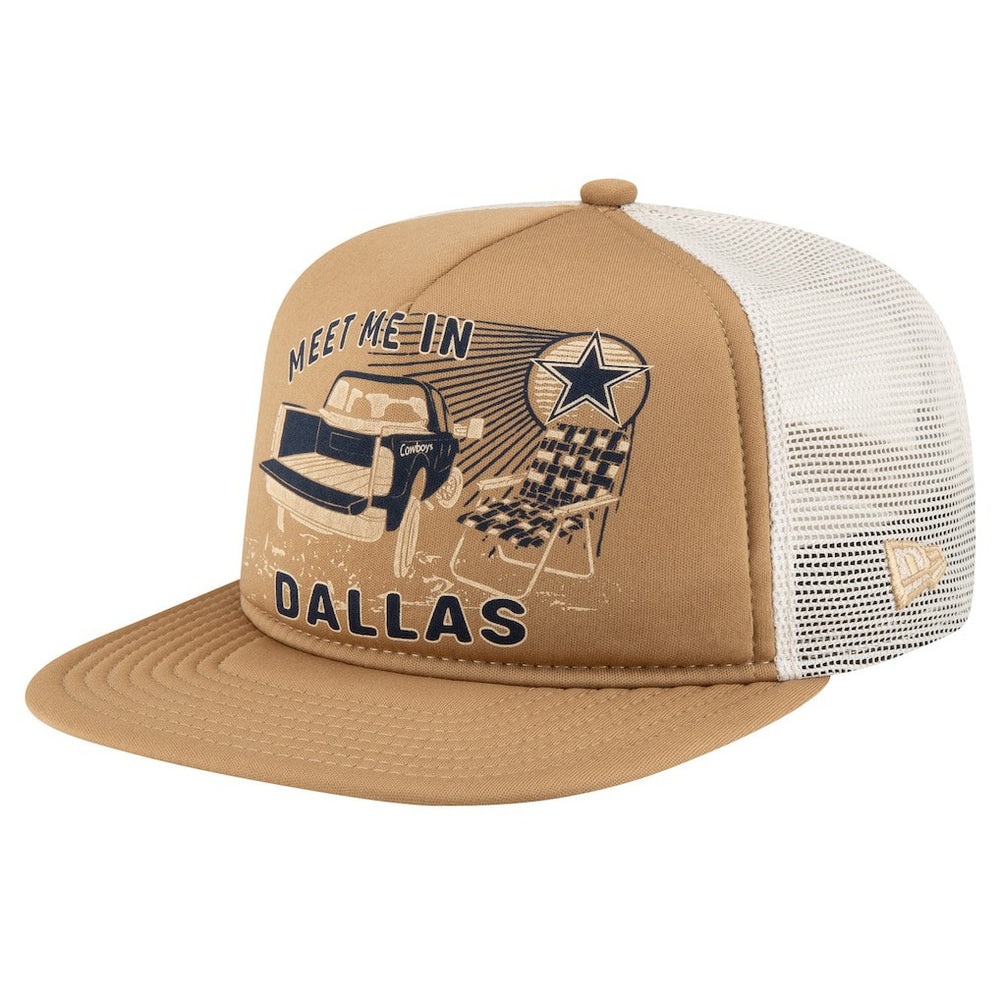 Dallas Cowboys New Era Meet Me 9FIFTY Snapback Hat Stone