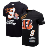 Joe Burrow Cincinnati Bengals Pro Standard Fast Lane Name & Number Player T-Shirt Black