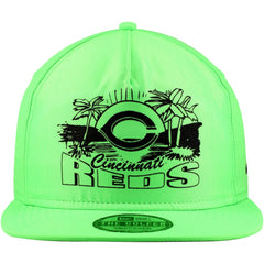 Cincinnati Reds New Era Neon Golfer Snapback Hat - Green Hats