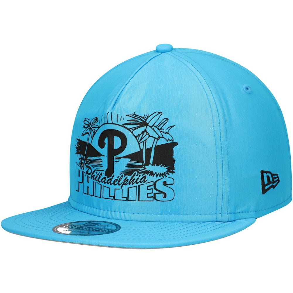 Philadelphia Phillies New Era Neon Golfer Snapback Hat - Blue Hats