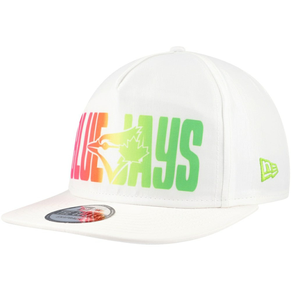 Toronto Blue Jays New Era Spring Spectrum Golfer Snapback Hat - White Hats
