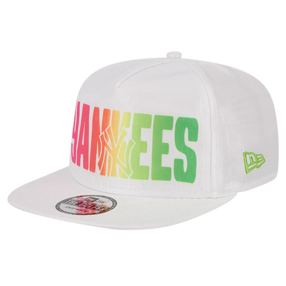 New York Yankees New Era Spring Spectrum Golfer Snapback Hat - White Hats