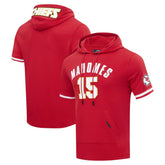 Patrick Mahomes Kansas City Chiefs Pro Standard Player Name & Number Hoodie T-Shirt Red
