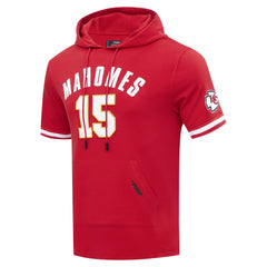 Patrick Mahomes Kansas City Chiefs Pro Standard Player Name & Number Hoodie T-Shirt Red