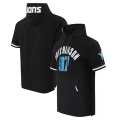 Aidan Hutchinson Detroit Lions Pro Standard Player Name & Number Hoodie T-Shirt Black
