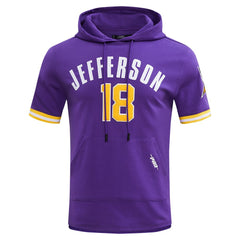 Justin Jefferson Minnesota Vikings Pro Standard Player Name & Number Hoodie T-Shirt Purple
