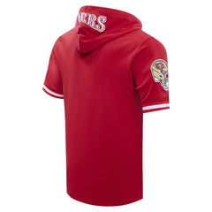 Christian McCaffrey San Francisco 49ers Pro Standard Player Name & Number Hoodie T-Shirt Scarlet