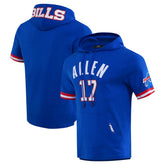 Josh Allen Buffalo Bills Pro Standard Player Name & Number Hoodie T-Shirt Royal