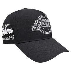 Los Angeles Lakers Pro Standard Paint the City Pinch Front Snapback Hat Black