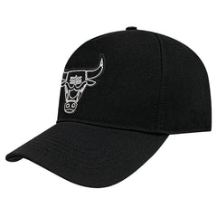 Chicago Bulls Pro Standard Paint the City Pinch Front Snapback Hat Black