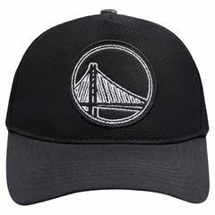 Golden State Warriors Pro Standard Paint the City Pinch Front Snapback Hat Black