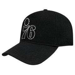 Philadelphia 76ers Pro Standard Paint the City Pinch Front Snapback Hat Black