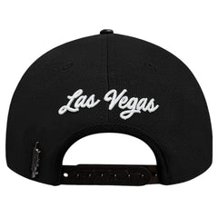 NHL Vegas Golden Knights Pro Standard Paint the City Pinch Front Snapback Hat - Black