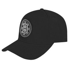 NHL Boston Bruins Pro Standard Paint the City Pinch Front Snapback Hat - Black