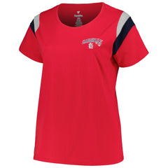 St. Louis Cardinals Profile Women's Plus Size Scoop Neck T-Shirt - Red T-shirts