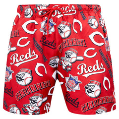 Cincinnati Reds Pro Standard Toss Logo Woven Shorts - Black Shorts