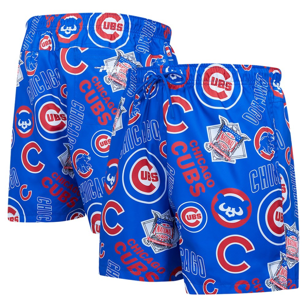 Chicago Cubs Pro Standard Toss Logo Woven Shorts - Royal Shorts