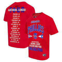 Philadelphia Phillies Pro Standard Oversized City Tour T-Shirt - Red T-shirts