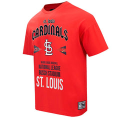 St. Louis Cardinals Pro Standard Oversized City Tour T-Shirt - Red T-shirts