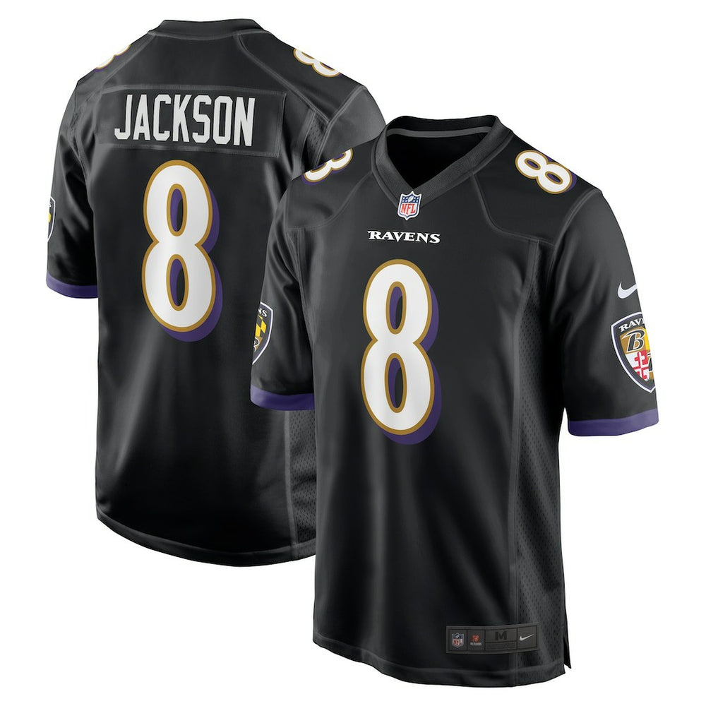 NFL Lamar Jackson Baltimore Ravens Alternate Game Jersey - Black