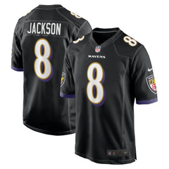 NFL Lamar Jackson Baltimore Ravens Alternate Game Jersey - Black