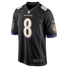 Lamar Jackson Baltimore Ravens Alternate Game Jersey Black