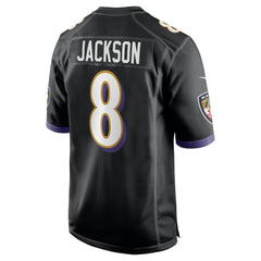 NFL Lamar Jackson Baltimore Ravens Alternate Game Jersey - Black