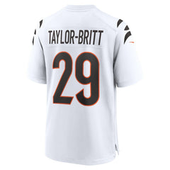 NFL Cam Taylor-Britt Cincinnati Bengals Game Jersey - White