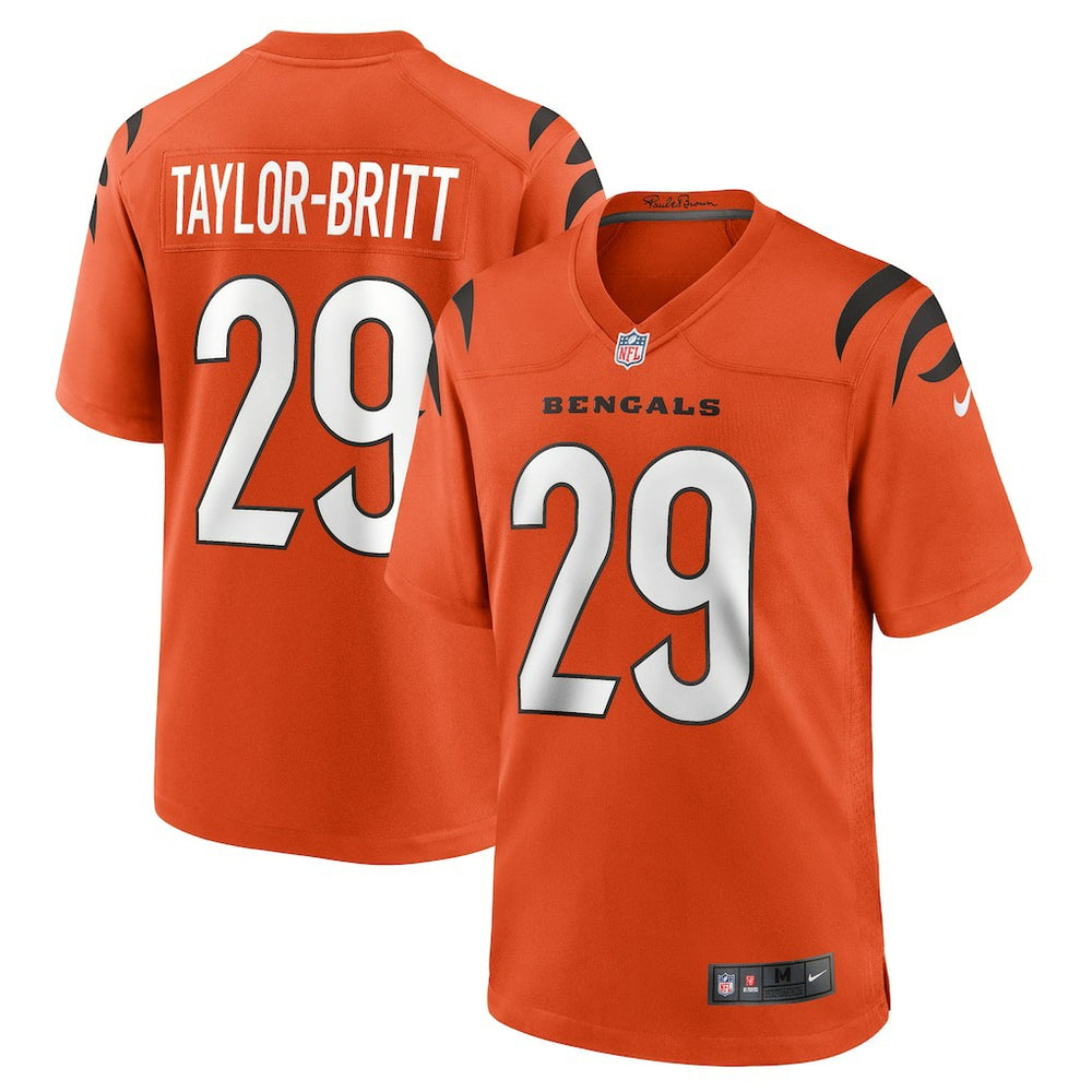 NFL Cam Taylor-Britt Cincinnati Bengals Alternate Game Jersey - Orange