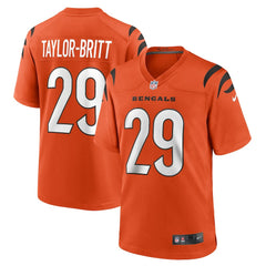NFL Cam Taylor-Britt Cincinnati Bengals Alternate Game Jersey - Orange