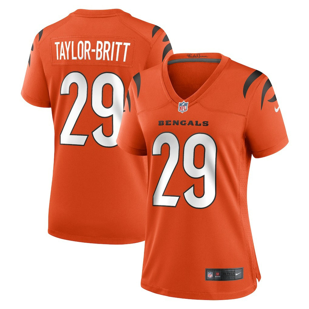 NFL Cam Taylor-Britt Cincinnati Bengals Women's Alternate Game Jersey - Orange