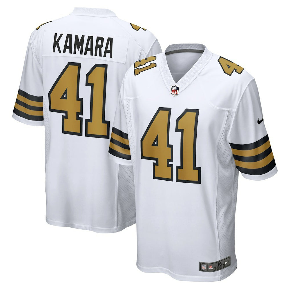NFL Alvin Kamara New Orleans Saints Alternate Game Jersey - White