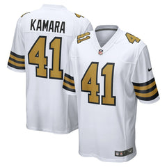 NFL Alvin Kamara New Orleans Saints Alternate Game Jersey - White