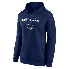 Devon Witherspoon Seattle Seahawks Women's Team Wordmark Player Name & Number Pullover Hoodie College Navy