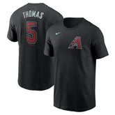 Alek Thomas Arizona Diamondbacks Nike 2024 Fuse Name & Number T-Shirt - Black T-shirts