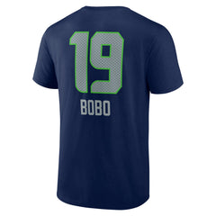 Jake Bobo Seattle Seahawks Team Wordmark Player Name & Number T-Shirt College Navy