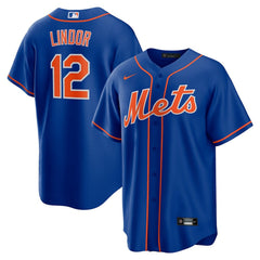 MLB Francisco Lindor New York Mets Nike Big & Tall Alternate Replica Player Jersey - Royal