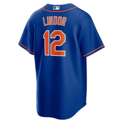MLB Francisco Lindor New York Mets Nike Big & Tall Alternate Replica Player Jersey - Royal