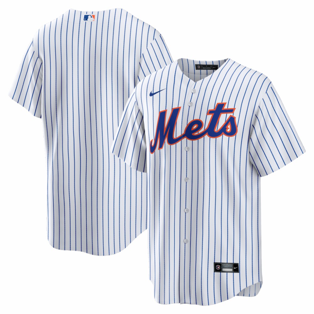 MLB New York Mets Nike Home Big & Tall Replica Jersey - White